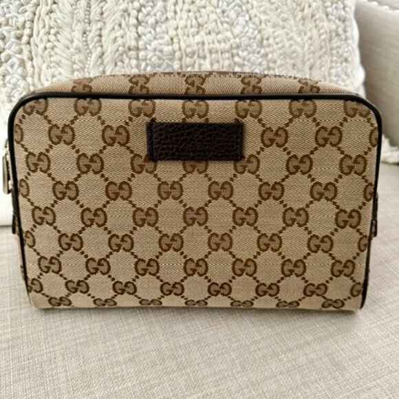 Gucci Handbags - Gucci Beige and Brown Monogram Bag